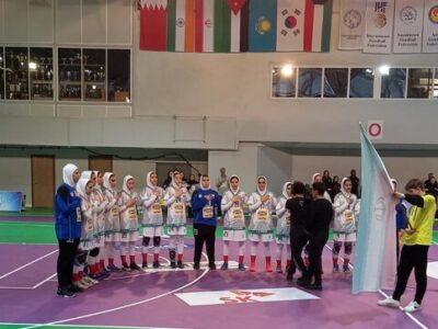 گروه سخت دختران نوجوان هندبال ایران در قهرمانی آسیا