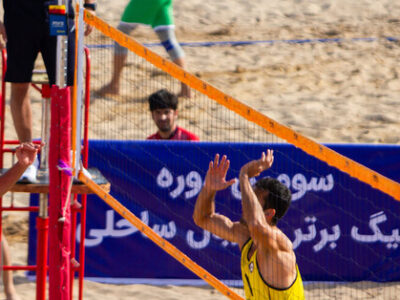 مسابقات لیگ برتر والیبال ساحلی کشور در دهکده گردشگری بوشهر