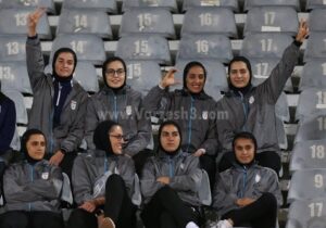 میهمانان ویژه بازی ایران-کنیا: اعضای تیم ملی زنان
