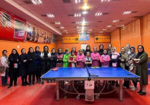 مسابقات تنیس روی میز بانوان به مناسبت روز دختر