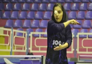 شرایط تمرینی تنها دختر تنیس روی میز ایران در بازی های آسیایی