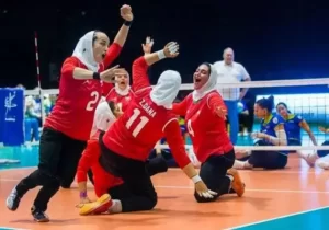 تیم والیبال نشسته بانوان ایران نایب قهرمان آسیا شد