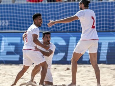 بازی‌های کشورهای مشترک المنافع؛ برتری فوتبال ساحلی ایران در گام اول