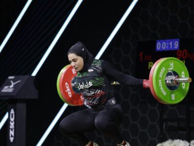 دختر وزنه‌بردار ایران برای دومین‌بار در جهان اوت کرد