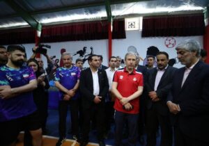 بازدید وزیر ورزش و جوانان از اردوی المپیکی‌های پینگ‌پنگ ایران
