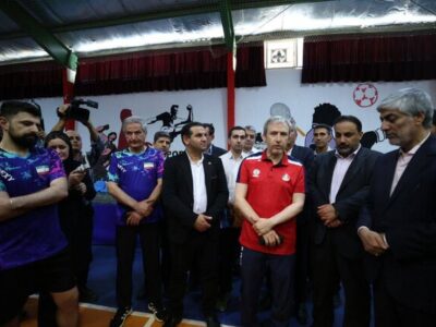 بازدید وزیر ورزش و جوانان از اردوی المپیکی‌های پینگ‌پنگ ایران