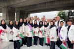ایران، هند و اندونزی روی یک قایق در افتتاحیه المپیک