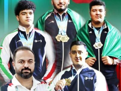 استقبال  از مدال آوران فارس در مسابقات وزنه برداری جوانان جهان