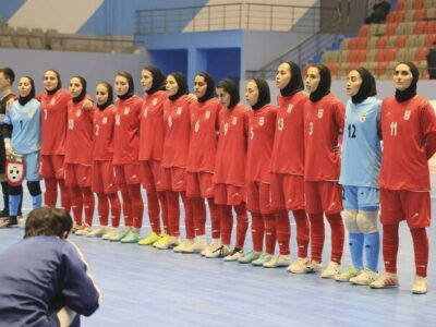 برد دختران فوتسال ایران در آغاز جام ملت‌های آسیا