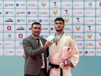 قهرمانی جودوکار نوجوان ایران در کاپ آسیایی تاشکند