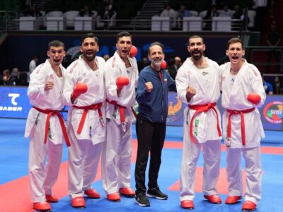 نایب قهرمانی کومیته تیمی مردان ایران در آسیا