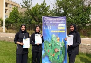 دانشگاه الزهرا قهرمان فریزبی مشهد