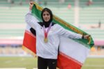 نمی‌دانستم اولین بانوی طلایی ایران در آسیا هستم