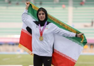 نمی‌دانستم اولین بانوی طلایی ایران در آسیا هستم