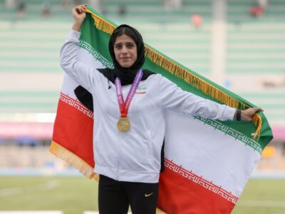 نمی‌دانستم اولین بانوی طلایی ایران در آسیا هستم
