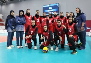 برد مقتدرانه دختران والیبال مقابل اندونزی