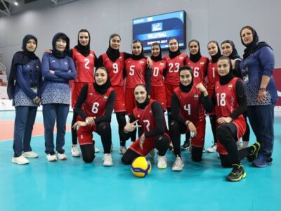 برد مقتدرانه دختران والیبال مقابل اندونزی