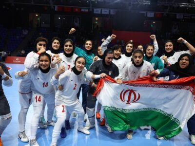 قهرمانی دختران فوتسال ایران در بازی‌های آسیایی
