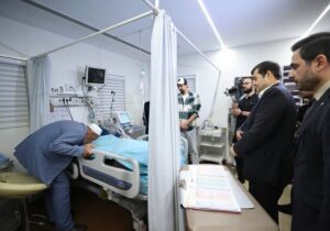 عیادت وزیر ورزش از کاظمی