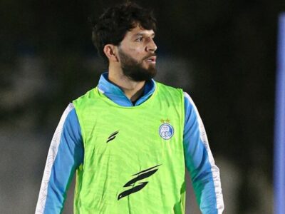 حضور ماشاریپوف در تمرینات گروهی استقلال