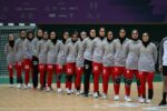 برد پرگل دختران هندبالیست ایران برابر مالدیو