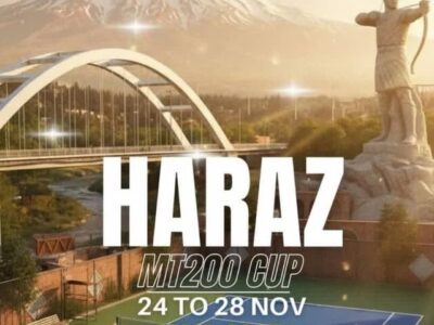 حضور۱۳۷ تنیسور از کشورهای آسیایی و اروپایی برای مسابقات بینالمللی تنیس هرازکاپ آمل