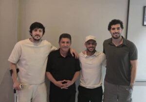 جلسه قلعه‌نویی با آزمون، قایدی و عزت‌اللهی در امارات