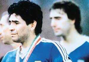 وقتی اشک مارادونا در جام جهانی درآمد