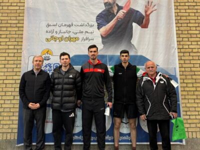 ترکیب تیم ملی پینگ‌پنگ مردان ایران در مسابقات قهرمانی جهان