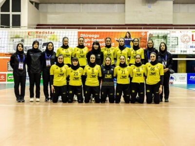 قهرمانی دختران والیبال سپاهان در کاوا