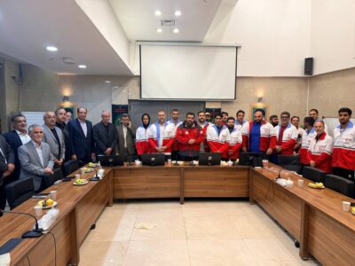 ملیپوشان دوومیدانی در لباس هلال احمر