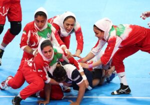 تیم ملی کبدی بانوان به راحتی تا فینال بازی‌های آسیایی خواهد رفت